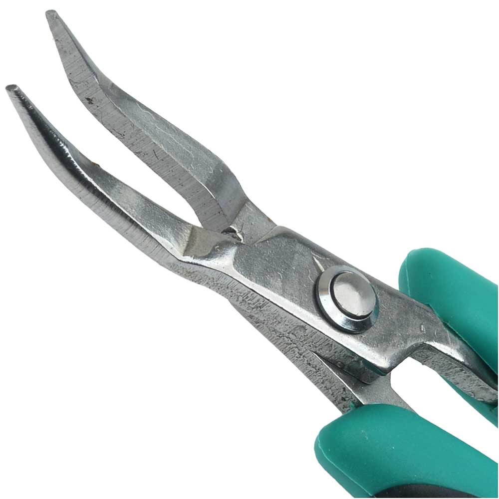Micro Grip Pliers, Bent Chain Nose, 5 Inches Long (1 Piece)
