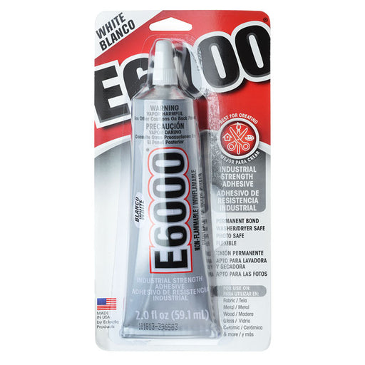 E6000 Industrial Strength Adhesive Glue Bond 1.0 Oz Tube Clear Made in USA  New