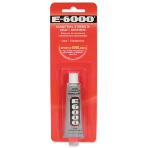 E6000 Industrial Strength Glue Adhesive  (1/2 Oz)