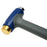 EZ-Strike Metal Working Hammer with 3 Interchangeable Heads - Nylon / Brass /Steel, 1 Hammer