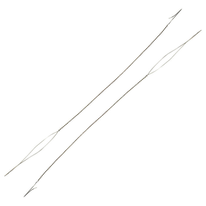 Speedle Needle, For 15/0 & 11/0 Seed Beads, 2 Needles, Stainless Steel