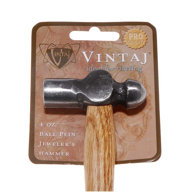 Vintaj Special Edition - 4 oz Ball Pein Hammer For Metal Smithing 2.5 Inch  Head — Beadaholique