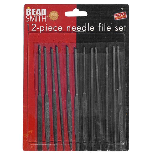 The Beadsmith Needle Files - Set Of 12 - Wire Wrapping!