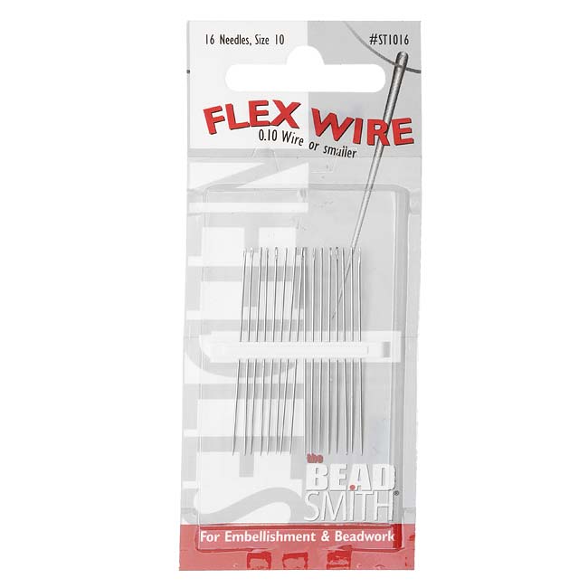 Beading Needles For Soft Touch .010 16 Needles Size 10