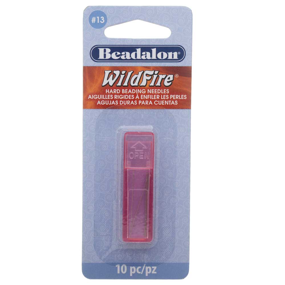Beadalon Hard Needles for Wildfire Thread, 1.125 Inches Long, 10 Needles