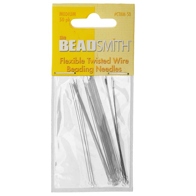 The Beadsmith Beading Needles Medium Flexible Twisted (50 pcs) —  Beadaholique