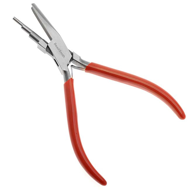 Beadsmith 3-Step Wire Looping Pliers Concave and Round Nose