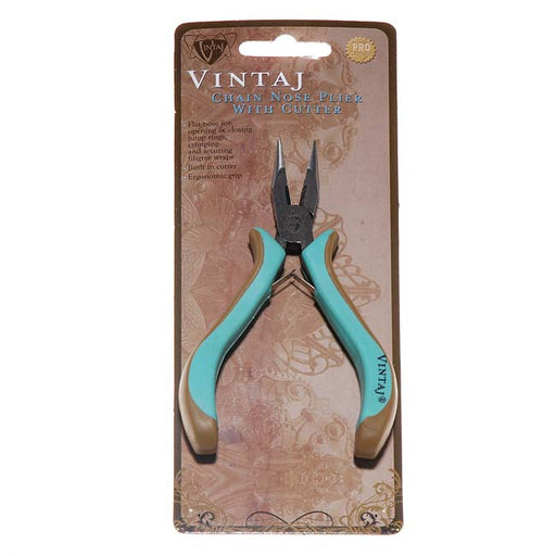 Vintaj Special Edition - Ergonomic Chain Nose Pliers With Cutter