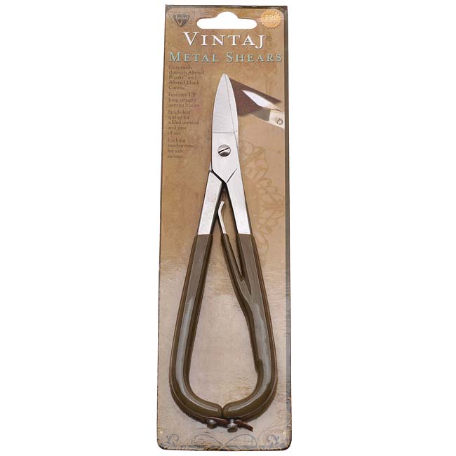 The Beadsmith Vintaj Special Edition 7 Plate Shears - Cuts Up To 20 Gauge Sheets