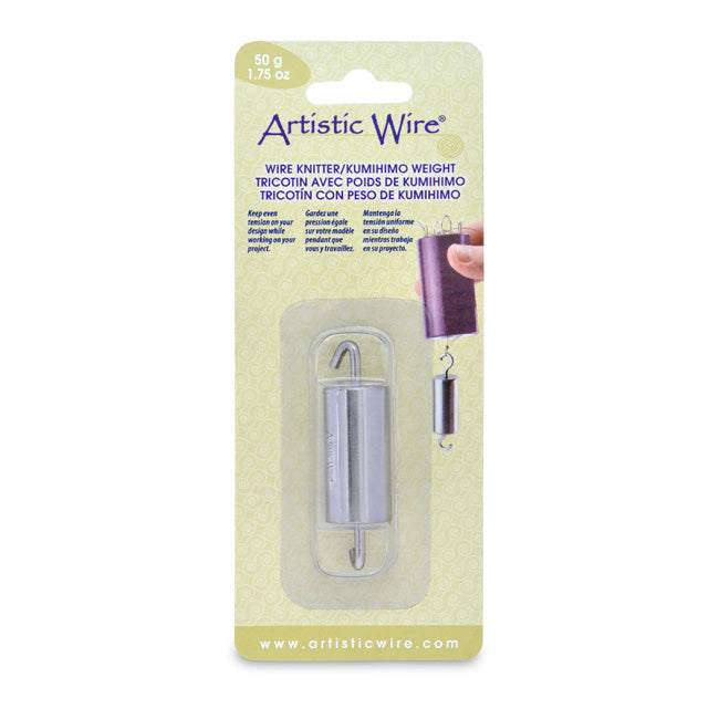 Artistic Wire, Kumihimo Weight, for Wire Knitter Tool, 1.7 Ounces / 50 Grams (1 Piece)