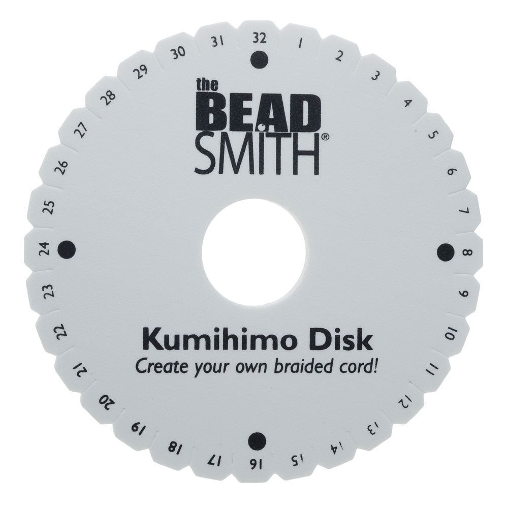 The Beadsmith Lightweight Kumihimo Round Disc Disk For Japanese