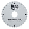 The Beadsmith Lightweight Kumihimo Round Disc Disk For Japanese Braiding and Cording 35mm Hole