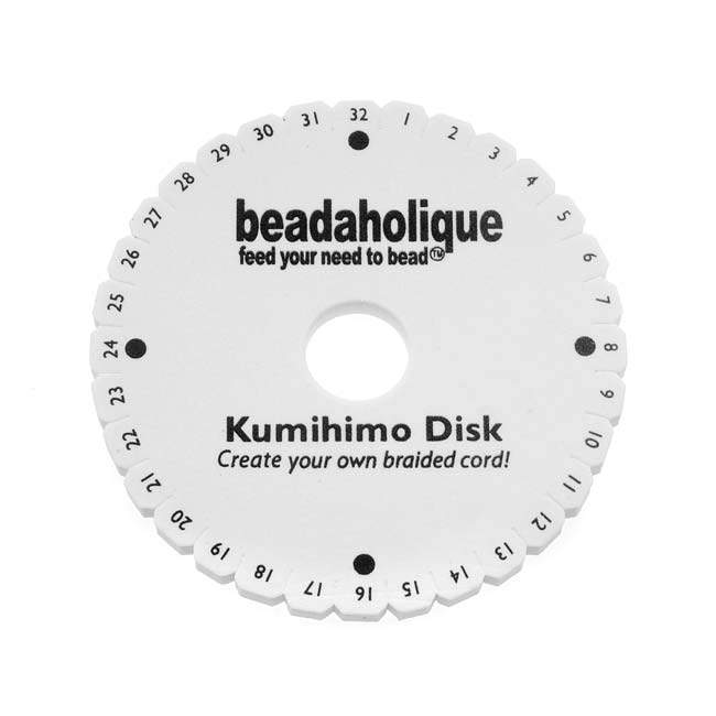 Kumihimo Round Mini Disc Disk For Japanese Braiding and Cording