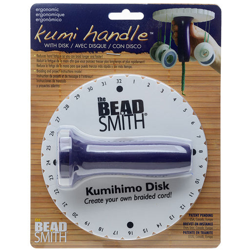 The Beadsmith Ergonomic Kumi Handle With Disk, Reduces Hand Fatigue