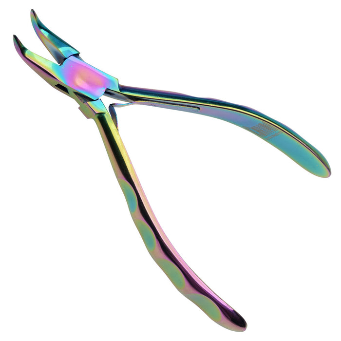 Chroma Series, Bent Nose Pliers with Rainbow Titanium Coating (1 Piece)