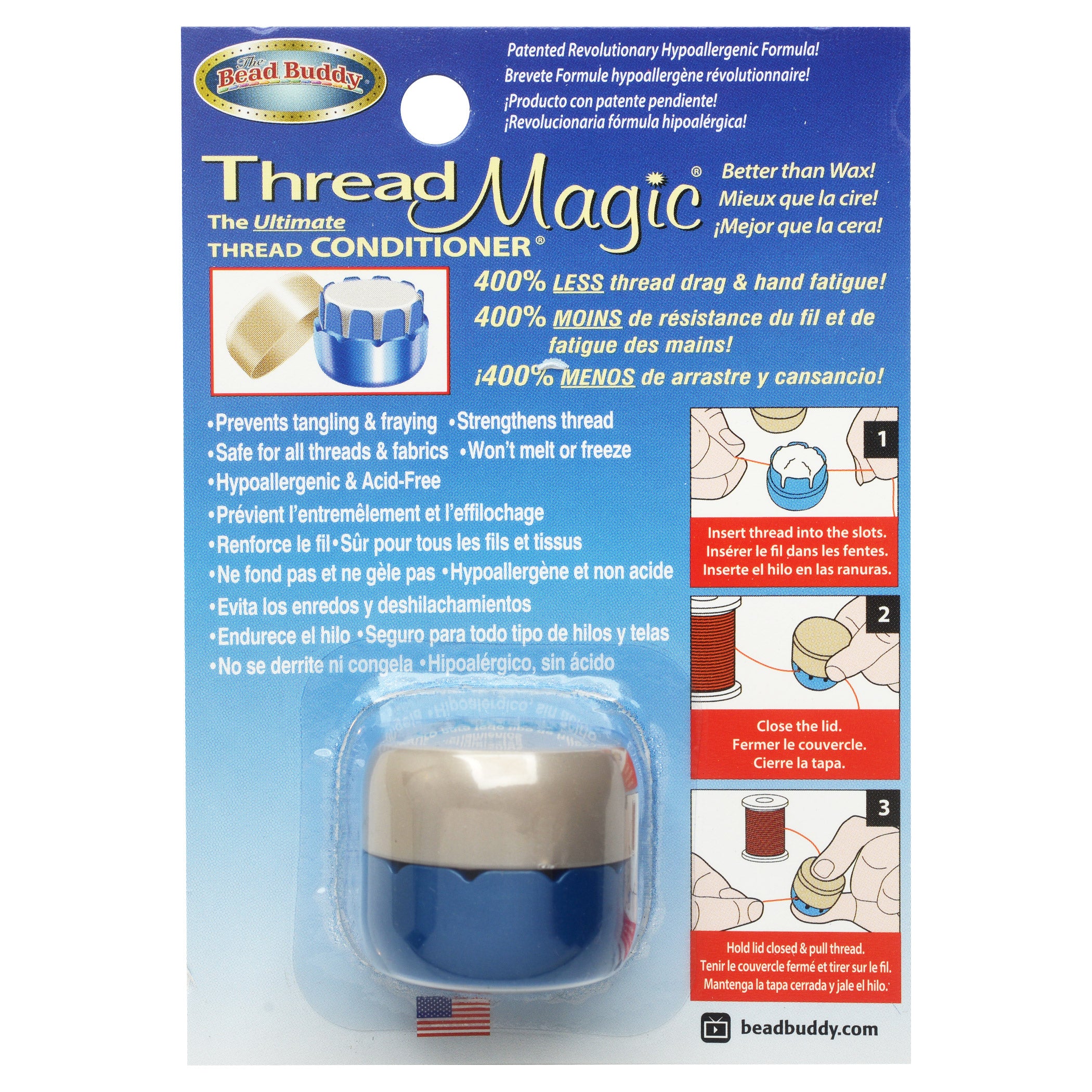 Bead Buddy Thread Magic Thread Conditioner