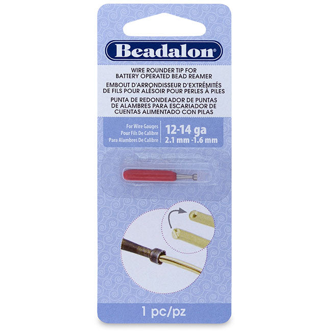 Beadalon Wire Rounder Tip, For Use With Battery Operated Bead Reamer 12-14 Gauge (1 Pieces)