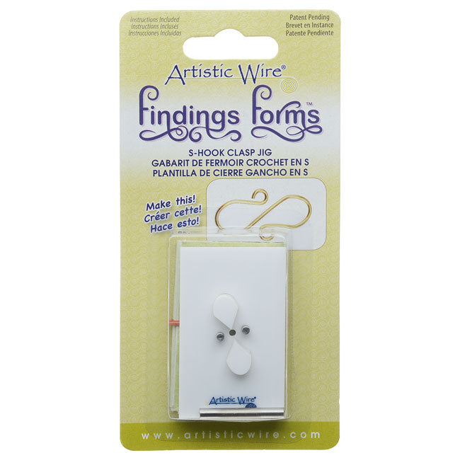 Artistic Wire, Findings Forms Jig Tool, S-Hook Connector (1 Piece)