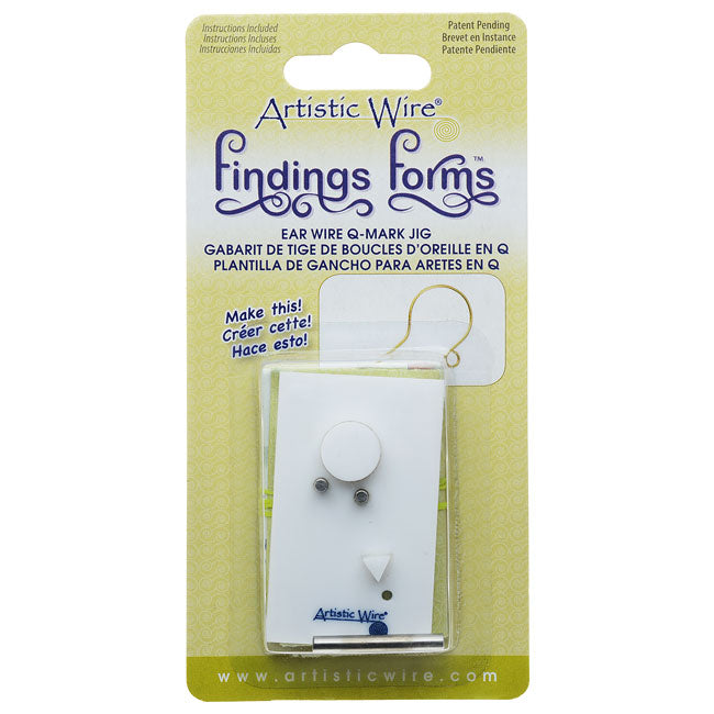 Artistic Wire, Findings Forms Jig Tool, Question Mark Ear Wire (1 Piece)