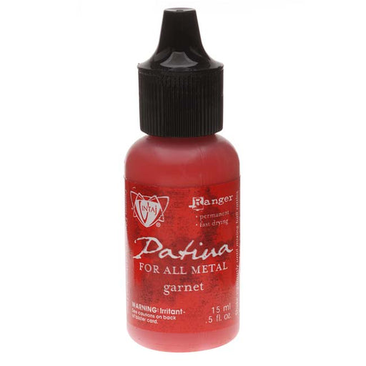 Vintaj Patina Opaque Permanent Ink - Garnet Red - 0.5 Ounce Bottle