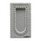 Beadaholique Mini Travel Beading Board, Gray Flock with Lid 4 x 6.5 Inches, 1 Board & Lid
