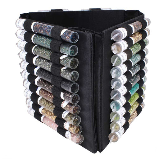 The Beadsmith Mini Bead Tube Tower Organizer For Seed Bead Tubes Or Tools