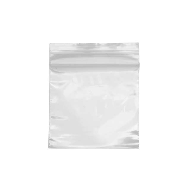 Self closing plastic clearance bags