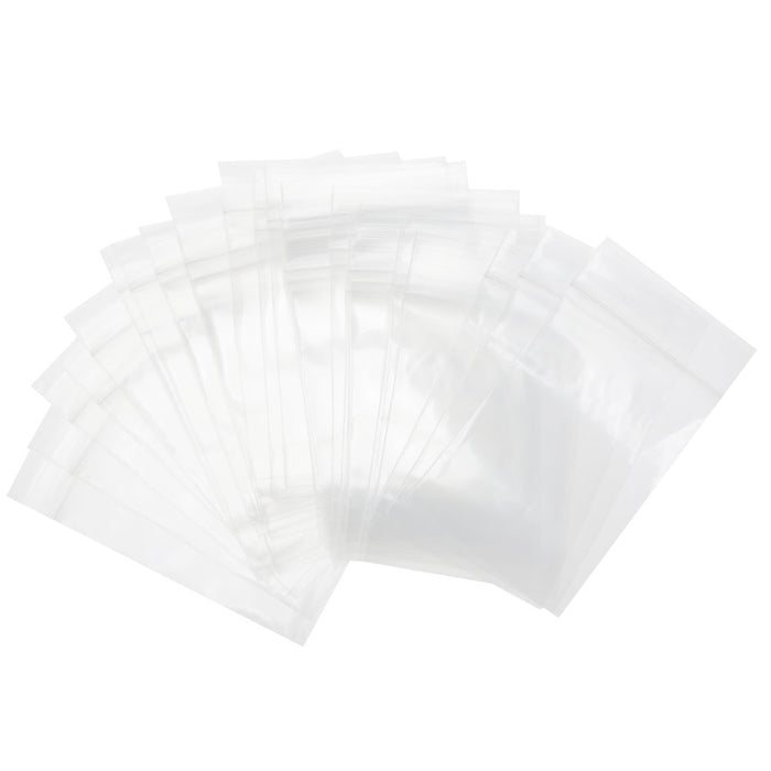100 Self Sealing Plastic Bags Clear - 2 x 3 Inches