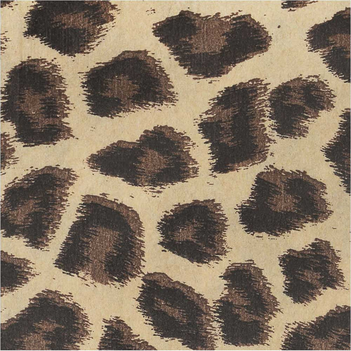 Paper Gift Bags, for Jewelry and Crafts 6 x 4 Inches, Brown and Black Leopard Print (100 Pieces)
