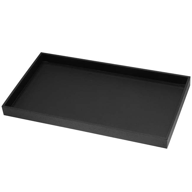 Jewelry Display Tray Black-Stndrd Size-14.75 x 8.25 x 1 Inch