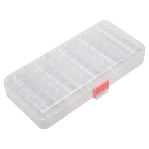 Darice Clear Plastic Bead Container with 30 Small Storage Canisters