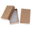 Kraft Brown Cardboard Jewelry Boxes 2.5 x 1.5 x 1 Inches (16 pcs)
